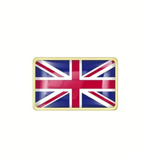 Union Jack Flag enamel pin badge