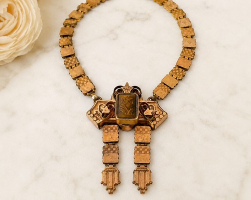 Antique victorian book chain - antique,