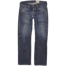 Wrangler Ace Men Blue Straight Regular Jeans W31 L30 (106833)