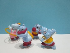 Selection Single Figure Happy Hippos in Fitness Fever 1990 100% Original