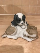 NAO By Lladro Spaniel Puppies