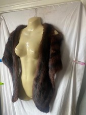 Vintage dark browns stripy