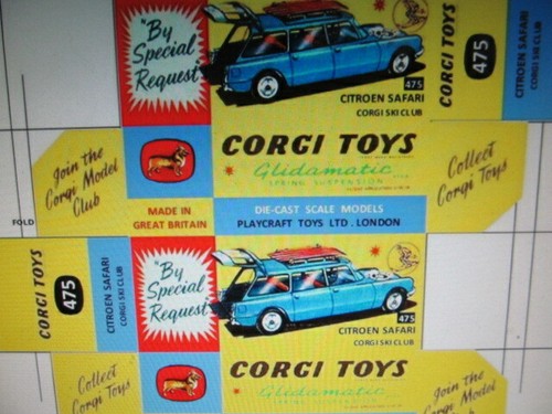 Reproduction corgi citroen - reproduction,