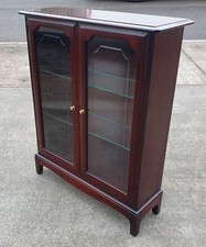 VINTAGE STAG MINSTREL DISPLAY CABINET        DELIVERY AVAILABLE