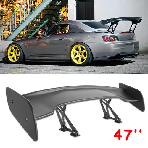 Matte rear trunk spoiler - trunk,