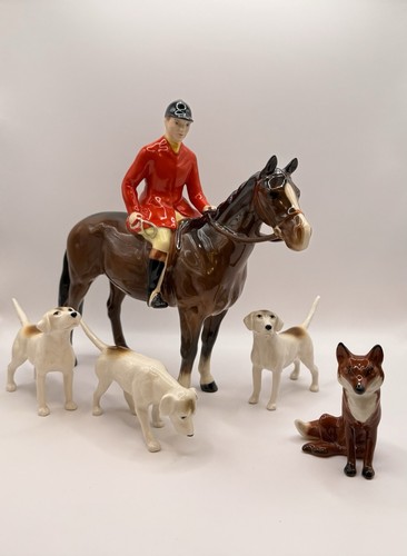 Beswick hunting scene rare - beswick,