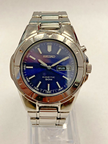 Seiko 5m63 0ae0 kinetic watch - kinetic,