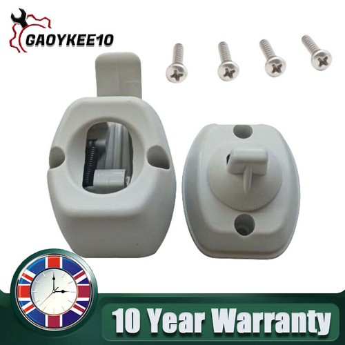 Door retainer catch white - retainer,
