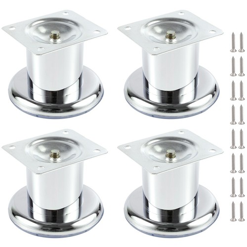 Metal chrome legs - chrome, furniture
