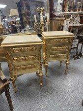 Pair Louis XVI French Gilt