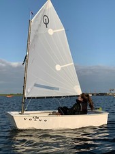 Optimist Dinghy Race Sail from