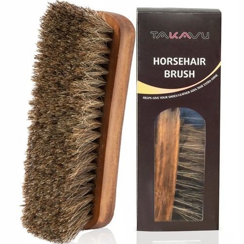 Horsehair shoe shine - 6.7",