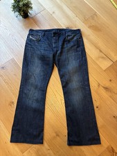 Rare Vintage 2007 Diesel Zathan Jeans Dark Wash 0072Y REGULAR BOOTCUT W38 L30