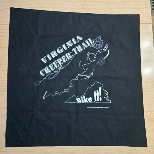 Vtg virginia creeper trail - virginia, map