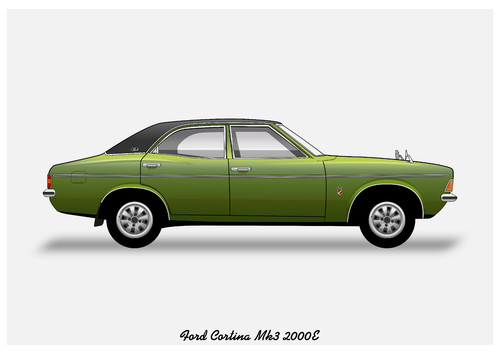 Poster ford cortina 3 - -,