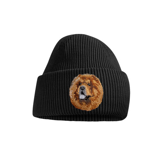Chow dog - chow, hat