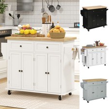 Rolling Kitchen Microwave