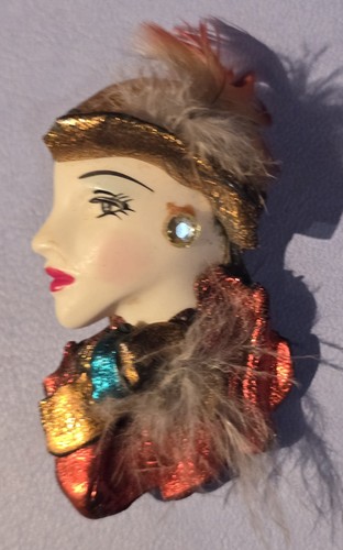 Art deco flapper lady - deco,