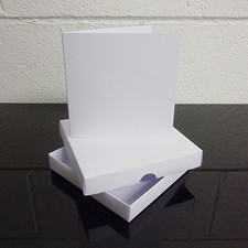 5" x 5" White Greeting Card