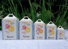 Art Deco Kitchen Canisters