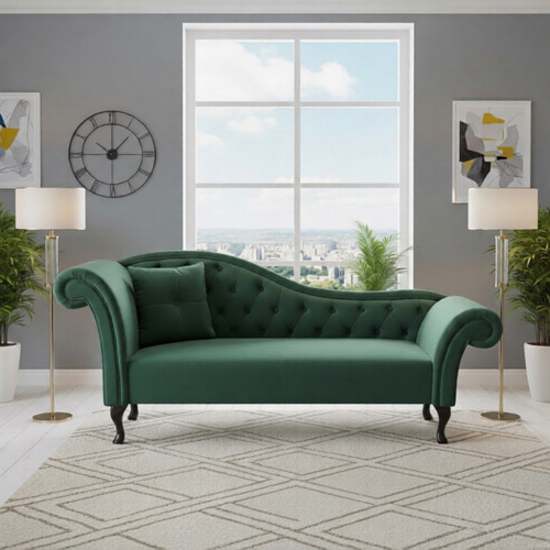 Antique tufted chesterfield - antique,