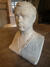 Vintage Plaster Bust King