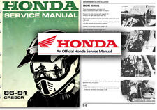 Honda CR250R Service Workshop Repair Manual 1986 1987 1988 1989 1990 1991 CR 250