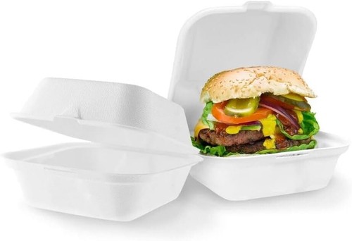 Clamshell bagasse takeaway - bagasse,
