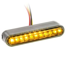 LED Indicator Stripe Universal Motorcycle E-Certified Incl. Passendenen Case