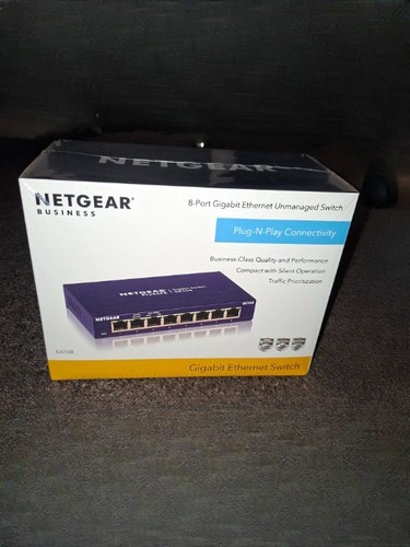 Netgear gs108uk port gigabit - netgear,