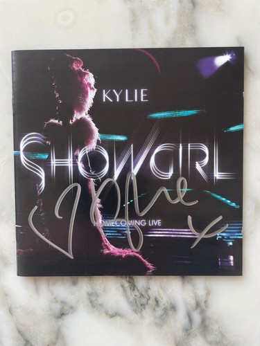 Kylie minogue signed showgirl - signed,