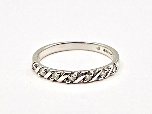 Hallmarked 9ct white gold - hallmarked,