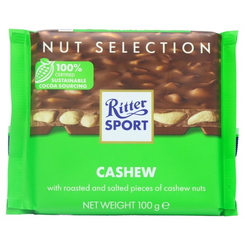 Ritter sport cashew bar pack - ritter,
