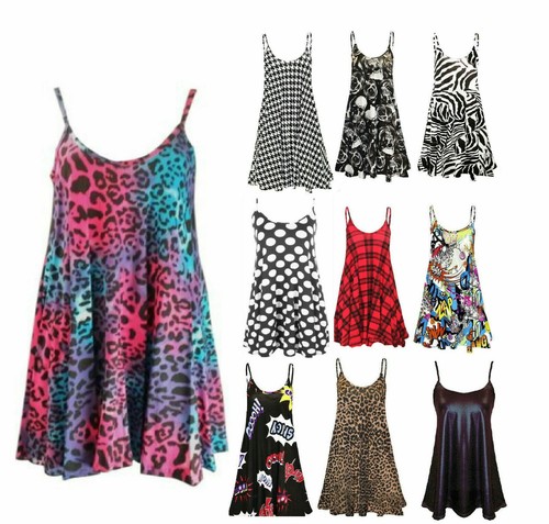 Womens cami strappy mini dress - strappy,