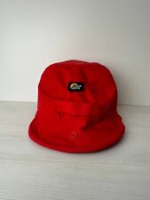 Lowe Alpine Waterproof Hat RED Nylon Fleece Lined Adjustable M