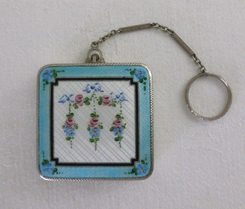 1920s guilloche enamelled - guilloche,