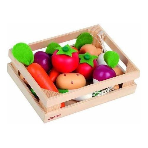 Wooden vegetable crate - wooden,