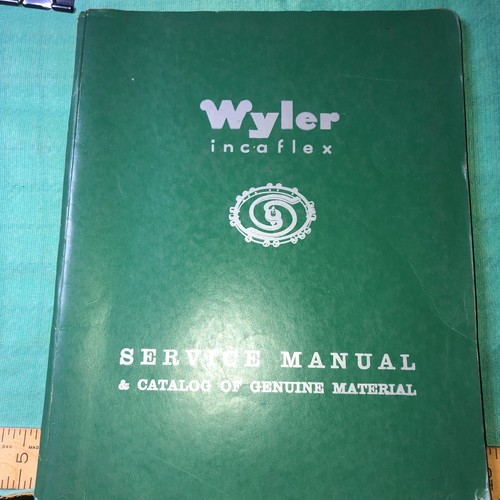 Wyler incaflex service manual - wyler,