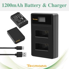 2X 1200mAh Battery For Canon