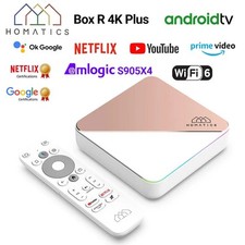 Homatics Box R 4K Plus UHD Android TV Media Player with Voice Remote Control