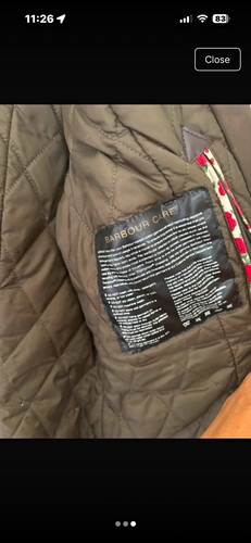 Barbour wax brown - brown, quilted