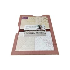 Crafters companion, TRADITIONAL CHRISTMAS Luxury Foiled Pad, 6 Pages Missing. 