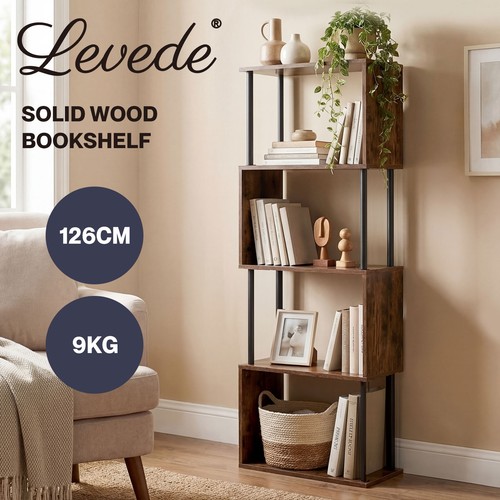 Levede tier bookshelf - levede, 5-tier