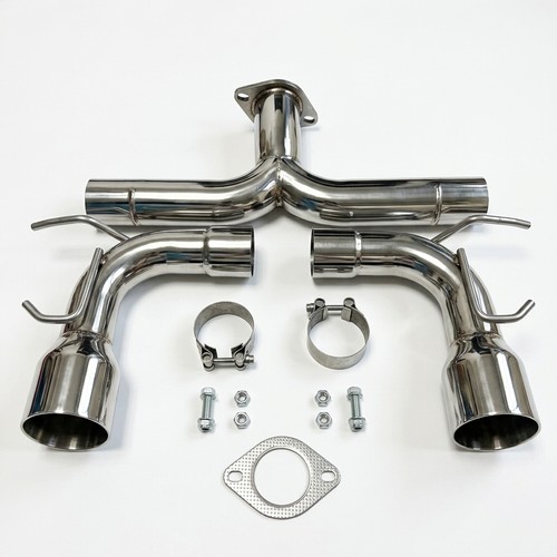 Stainless steel rear exhaust - stainless,