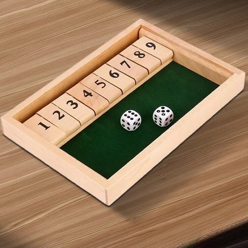 Number shut the box board - number,