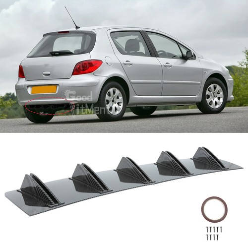 Carbon look rear bumper - carbon,