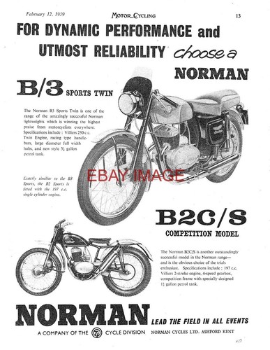 1959 advert norman sports - 1959,