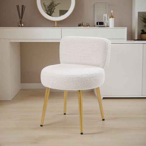 Velvet upholstery vanity chair - upholstery,