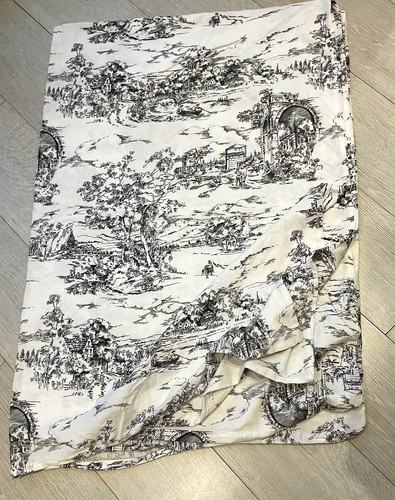 Black white toile de - toile, jouy