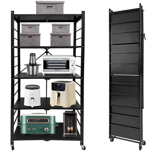 Tier folding storage rack - folding,